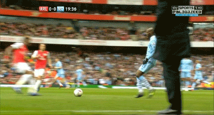 Balotelli's foul on Song